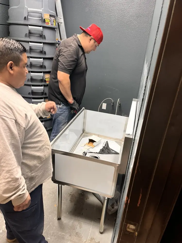Commercial plumbing and sink installation in Big Bear City